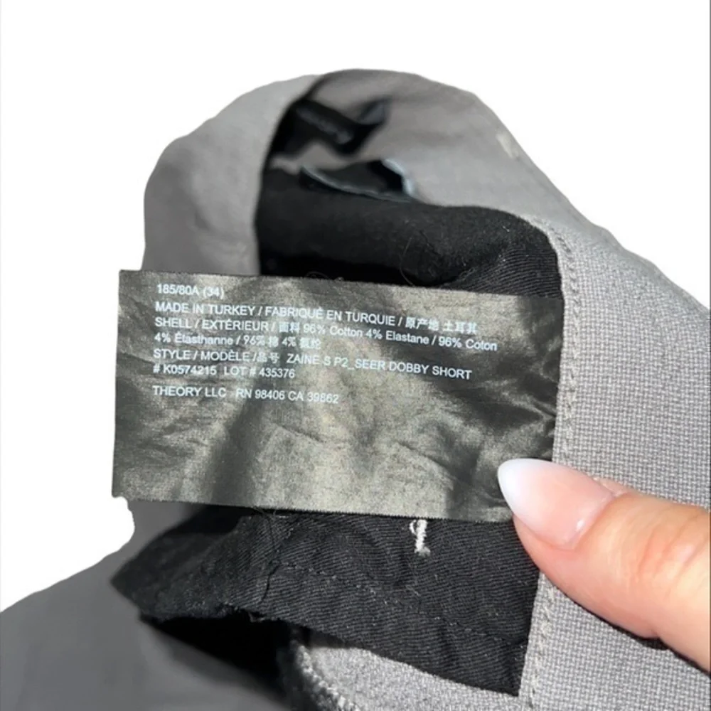 Theory Zaine Gray Seer‎ Dobby S P2 Shorts